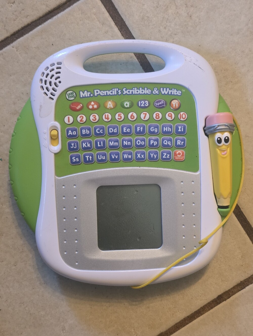 LeapFrog Mr. Pencil's Scribble and Write, Green Children's learning pad